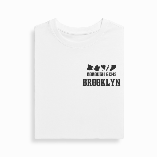 Borough Gems "Brooklyn" Unisex T-Shirt (White)